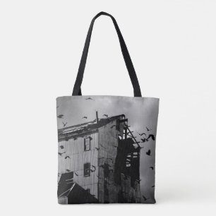 Bolso De Tela Cuervos Urbanos