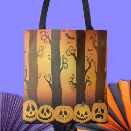 Bolso De Tela Cuidada Halloween Jack O Lantern Pumpkin
