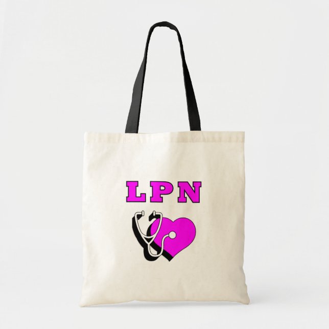 Bolso De Tela Cuidado de LPN (Frente)
