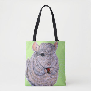 Bolso De Tela Cuidadosamente peinada Chinchilla