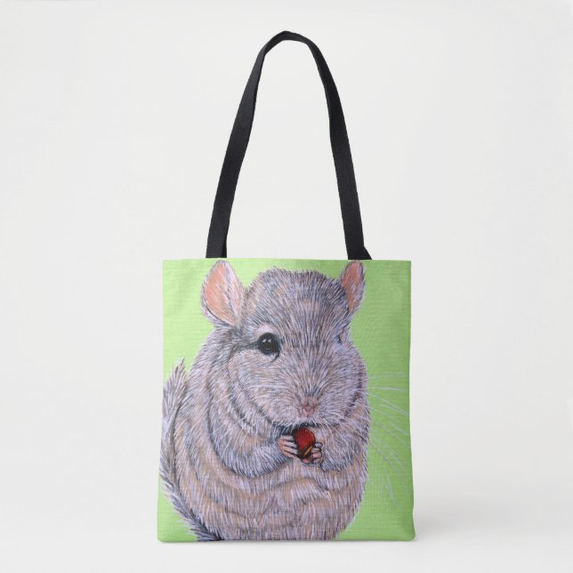 Bolso De Tela Cuidadosamente peinada Chinchilla (Anverso)
