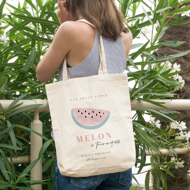 Bolso De Tela Cuidar a nuestro pequeño Pastel Rosa Melón Cualqui (Subido por el creador)