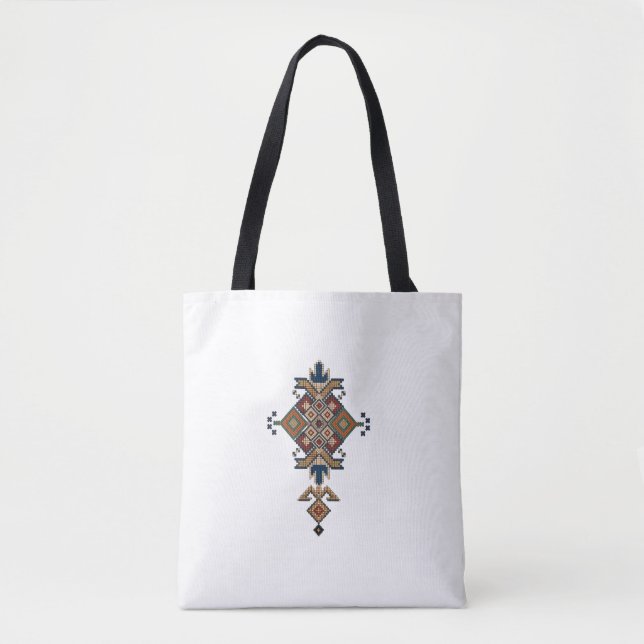Bolso De Tela Cultural Mosaic Pattern (Anverso)