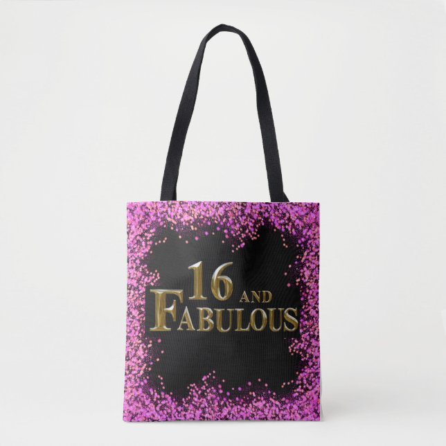 Bolso De Tela Cumpleaños 16 (Anverso)