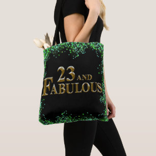 Bolso De Tela Cumpleaños 23 