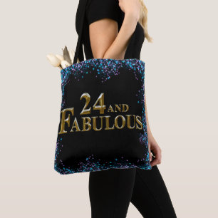 Bolso De Tela Cumpleaños 24