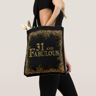 Bolso De Tela Cumpleaños 31