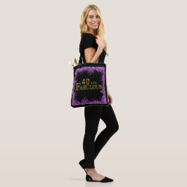 Bolso De Tela Cumpleaños 40 