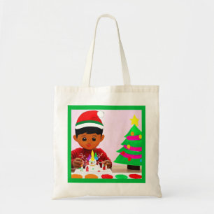 Bolso De Tela Cumpleaños 4 de los navidades