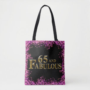 Bolso De Tela Cumpleaños 65