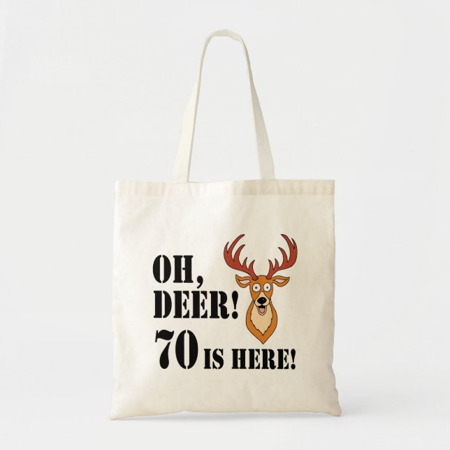 Bolso De Tela Cumpleaños 70 de los venados (Frente)