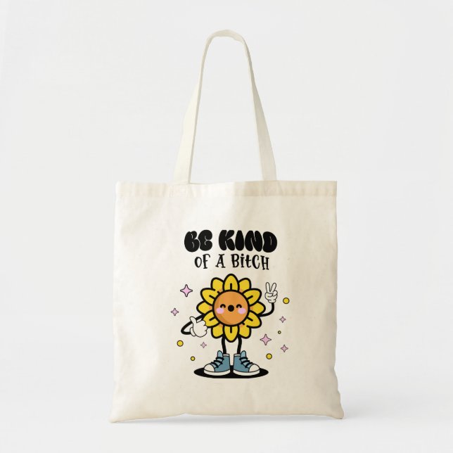 Bolso De Tela Cumpleaños Arbusto Amable (Frente)