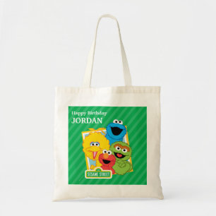 Bolso De Tela Cumpleaños de Plaza Sésamo