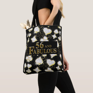 Bolso De Tela Cumpleaños número 56