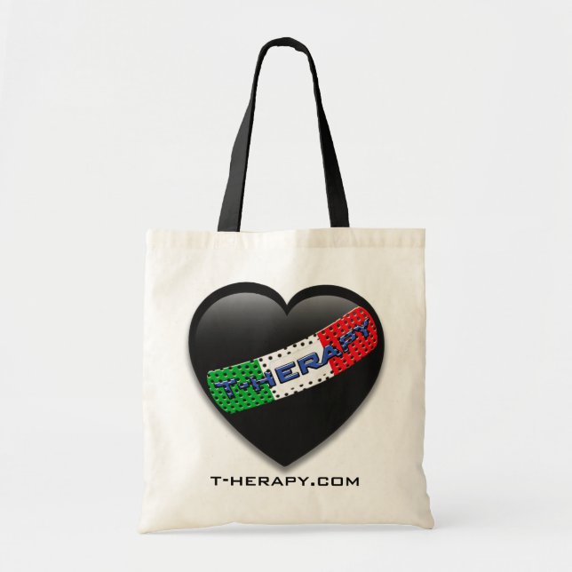 Bolso De Tela cuore-nero (Frente)