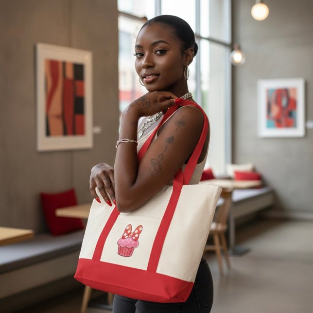 Bolso De Tela Cupcake Large Tote Bag (Subido por el creador)