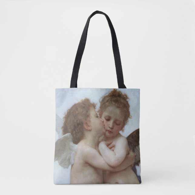 Bolso De Tela Cupid and Psyche as children - William Bouguereau (Anverso)