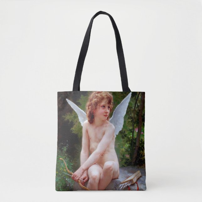 Bolso De Tela Cupido, Bouguereau (Anverso)