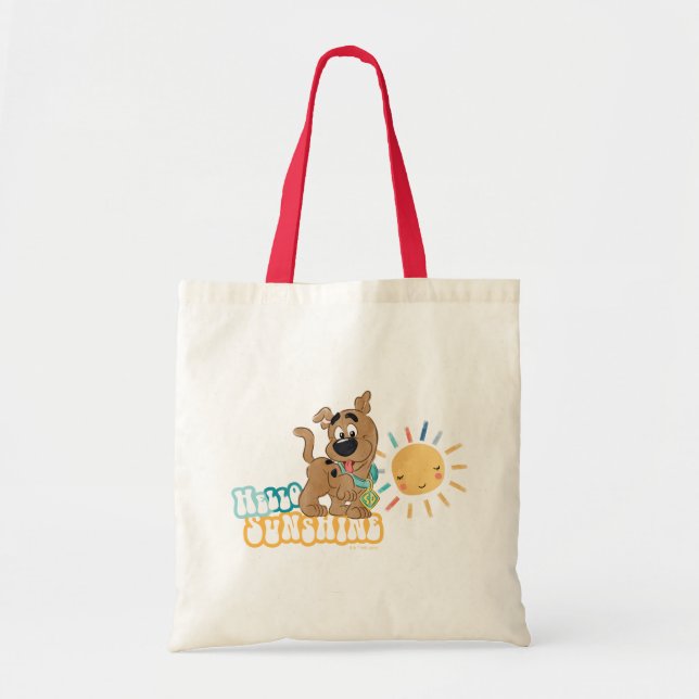 Bolso De Tela Cuppy Scooby-Doo "Hola Sunshine" (Frente)