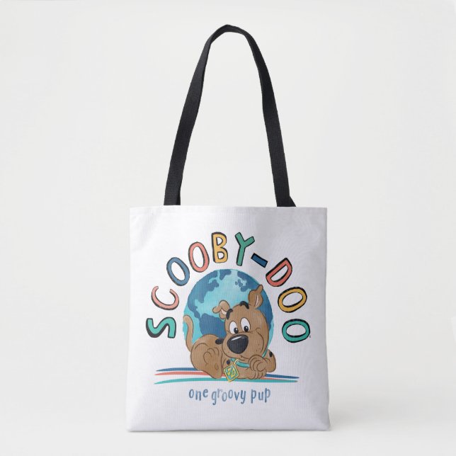 Bolso De Tela Cuppy Scooby-Doo "One Groovy Pup" (Anverso)
