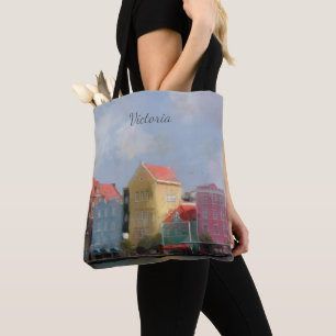 Bolso De Tela Curaçao colorido personalizado