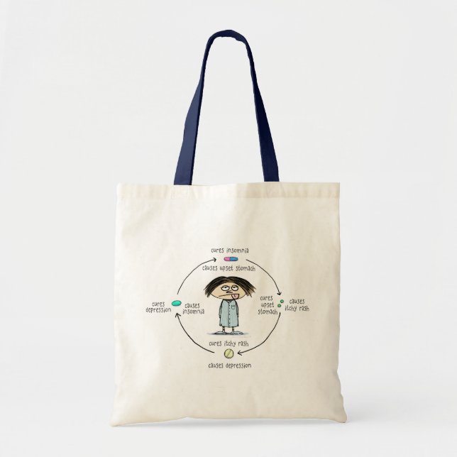 Bolso De Tela "Curaciones y Causas" (Frente)