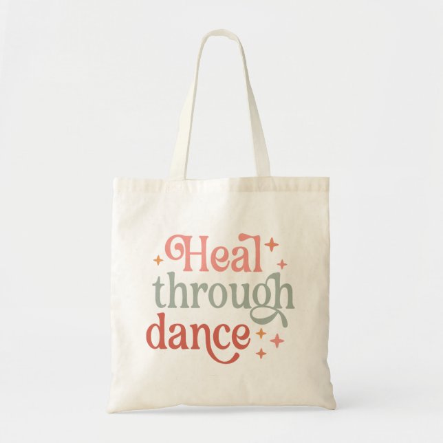 Bolso De Tela "Curar con danza" Tote Bag (Frente)