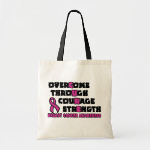 Bolso De Tela CURE... Cáncer de mama