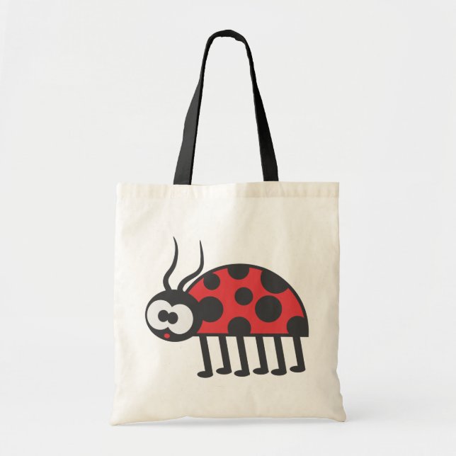 Bolso De Tela Curioso Ladybug (Frente)