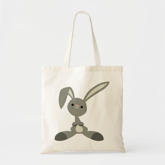 Bolso De Tela Curioso Personalizado lindo Rabbit Bag (Frente)