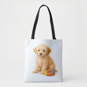 Bolso De Tela Curly Cue - Cachorro de cangrejo con juguete de an
