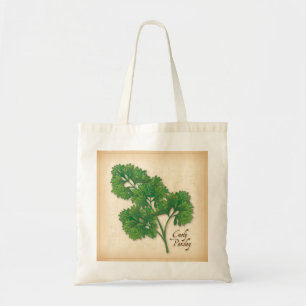 Bolso De Tela Curly Parsley Herb