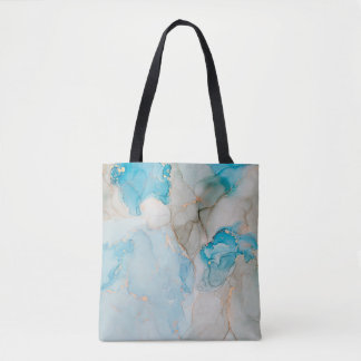 Bolso De Tela Currents of translucent hues, snaking metallic swi