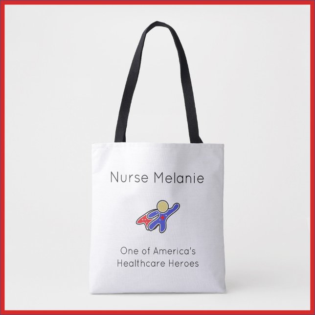 Bolso De Tela Curso de enfermería sanidad héroe Tote Bag (Subido por el creador)