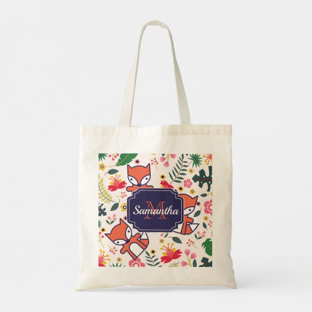 Bolso De Tela Curte Fox (Reverso)