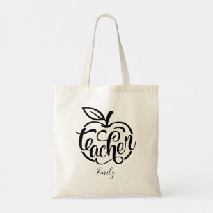 Bolso De Tela Curte Teach Love Inspire Teacher Gift Tote Bag