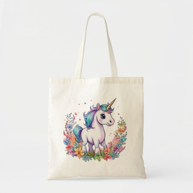 Bolso De Tela Curte Unicorn Guay Unicorn positivo (Frente)
