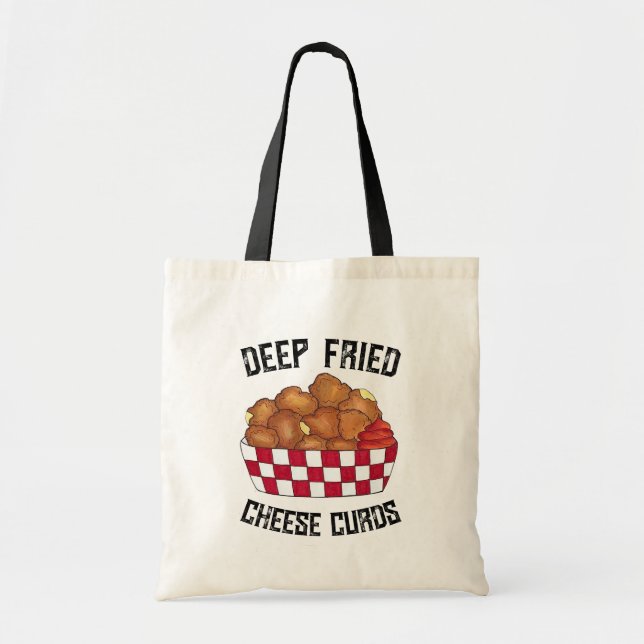 Bolso De Tela Curvas de queso frito profundo Minnesota Wisconsin (Frente)