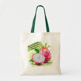 Bolso De Tela Cushiro de impresión de fruta de dragón divertido 