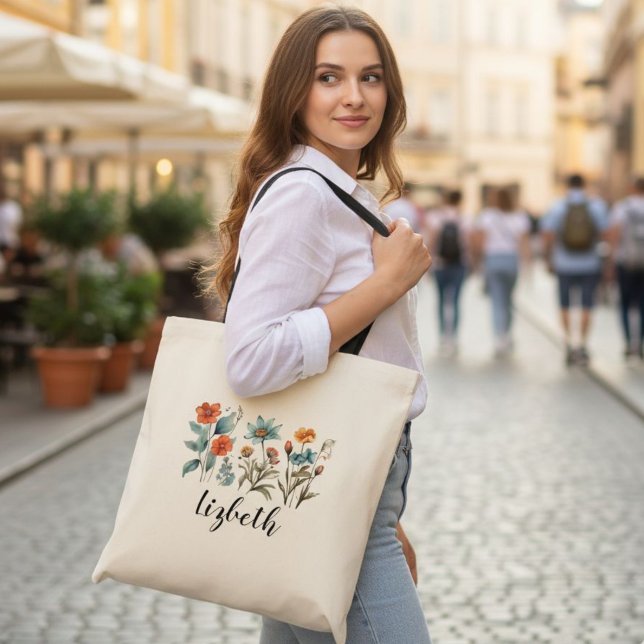 Bolso De Tela Custom bridesmaid tote bags. wedding tote bag (Subido por el creador)