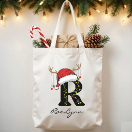 Bolso De Tela Custom Family Santa Christmas Bag for Bulk Gifts