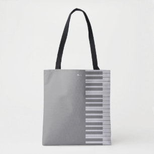 Bolso De Tela Custom modern elegant piano musical note