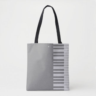 Bolso De Tela Custom modern elegant piano musical note