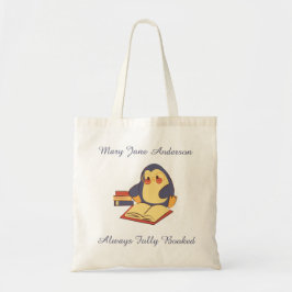 Bolso De Tela Custom Penguin Reading Tote Bag • Fully Booked