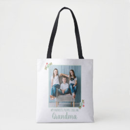 Bolso De Tela Custom Photo Grandma