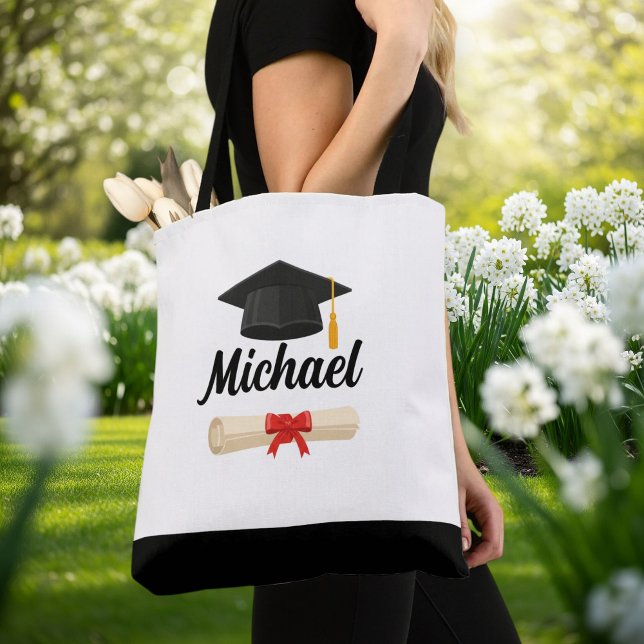 Bolso De Tela Customized Graduation Tote Bag - Canvas Bag (Subido por el creador)