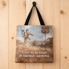 Bolso De Tela Customized Oatman Donkey Route 66 Centennial Gift