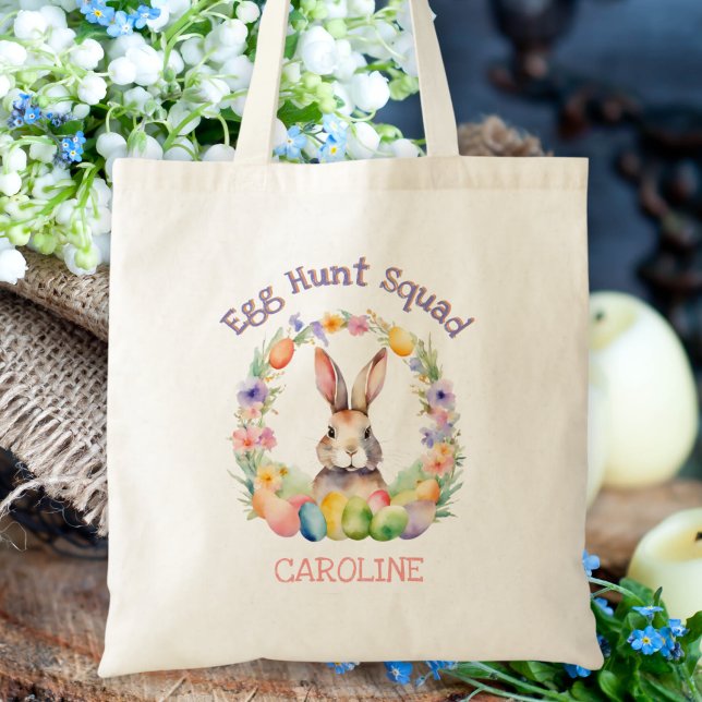 Bolso De Tela Cuta acuarela Semana Santa Caza de Huevos Personal (Subido por el creador)