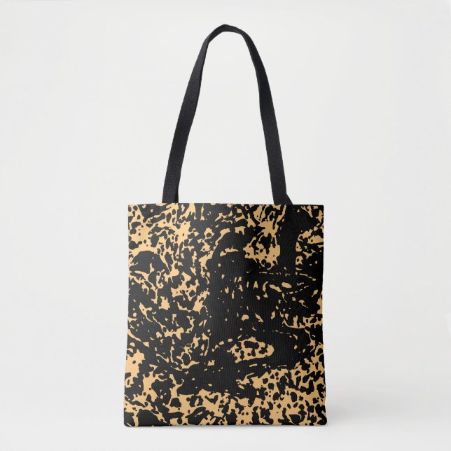 Bolso De Tela Cuta de textura de mármol (Anverso)