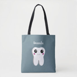 Bolso De Tela Cuta dental dental dental sonriente feliz